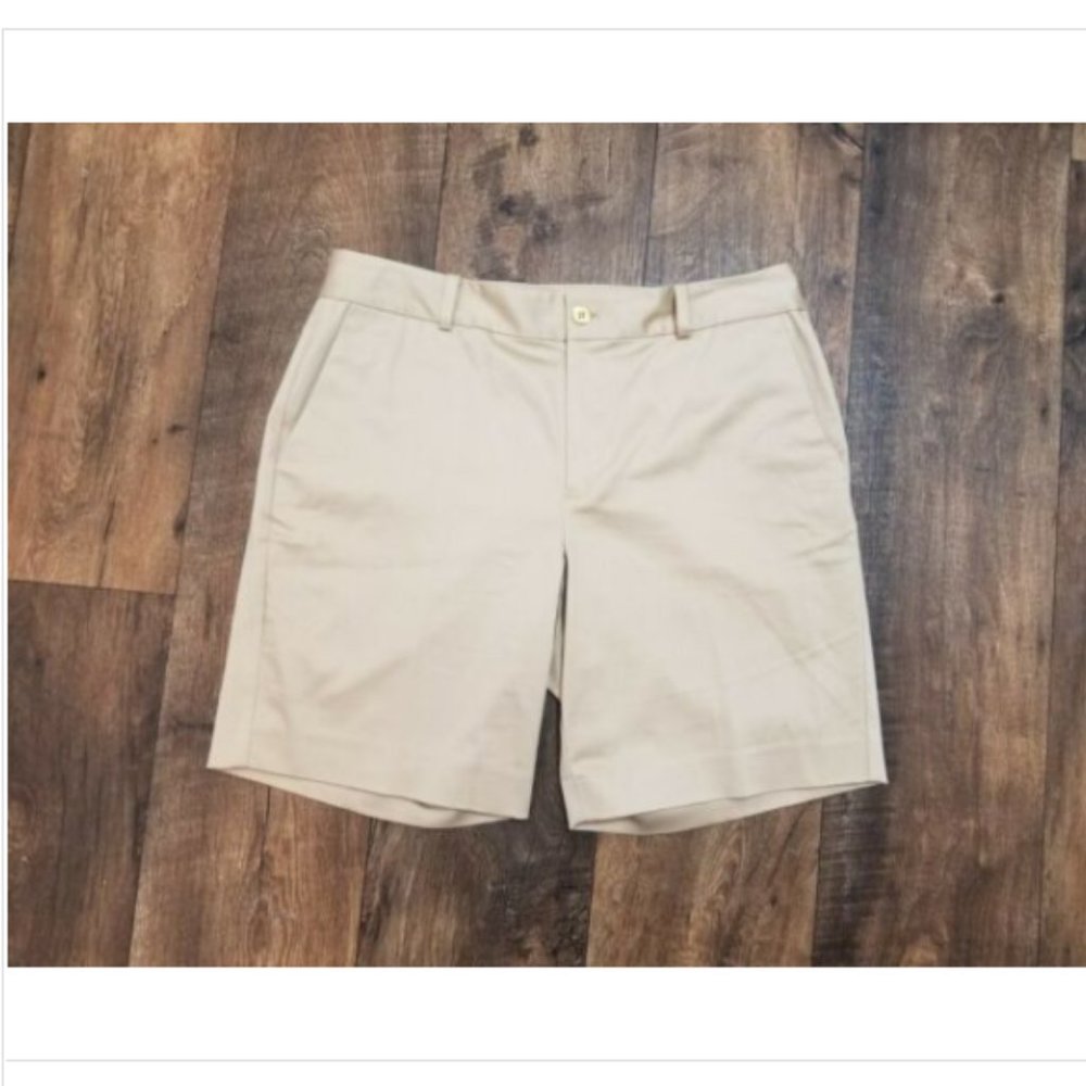 RALPH LAUREN Bermuda Shorts Khaki Sateen